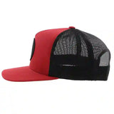 Hooey Hog Oil Rig Patch Red & Black Cap