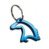 Aluminum Horse Head Keychain
