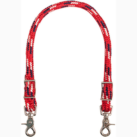 Mustang Red White and Navy Wither Strap