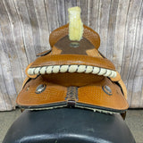 Double T Youth Barrel Saddle