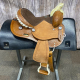 Double T Youth Barrel Saddle