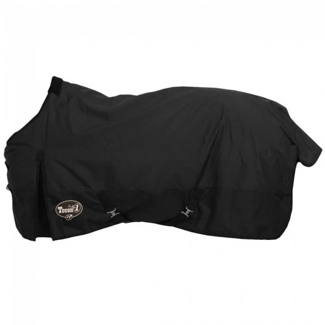 Tough-1 600D Waterproof Poly Turnout Blanket - Black