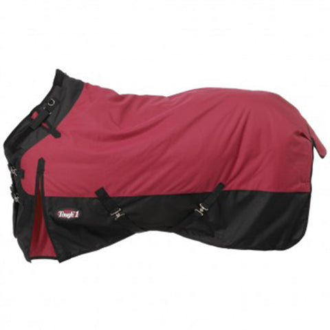 Tough-1 1200D Waterproof Poly Turnout Blanket - Burgundy