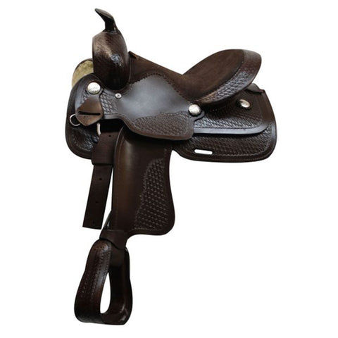 Double T Dark Brown Youth Saddle
