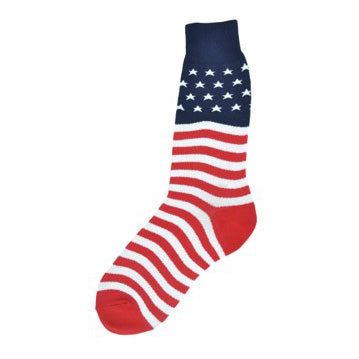 Foot Traffic Men's American Flag Socks