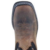 Smoky Mountain Kid's Brown and Black Square Toe Boots