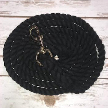 Weaver 8' Black Cotton Lead