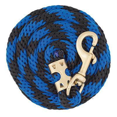 Weaver Blue and Black Poly Lead Rope with Snap