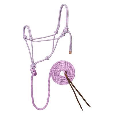 Lavender Rope Halter with Lead Rope