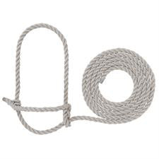 Weaver Grey Cow Rope Halter