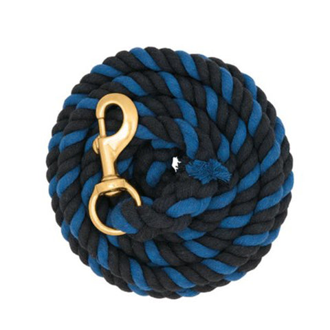 Weaver 10' Cotton Lead Black/Blue