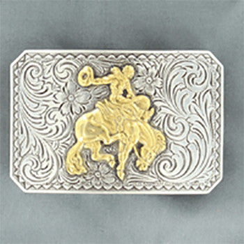 Bucking Horse Rectangle Buckle