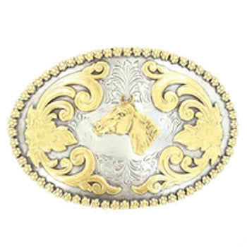 Nocona Men's Horse Head Belt Buckle