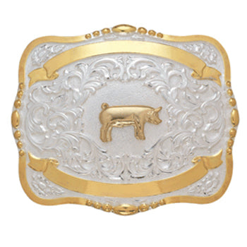 Large Pig Trophy Buckle