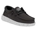 Hey Dude Wally Toddler Slub Canvas Dark Grey