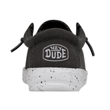 Hey Dude Wally Toddler Slub Canvas Dark Grey