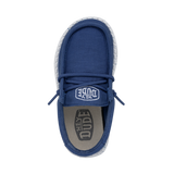 Hey Dude Wally Toddler Slub Canvas True Blue