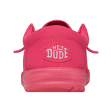 Hey Dude Youth Wally Funk Monochrome Electric Pink