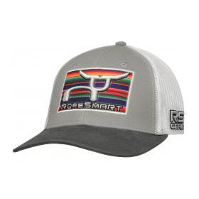 Rope Smart Gray Serape Logo Cap