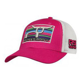Rope Smart Pink Serape Logo Cap