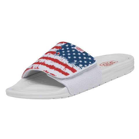 Hey Dude Men's Phoenix Flag Slides