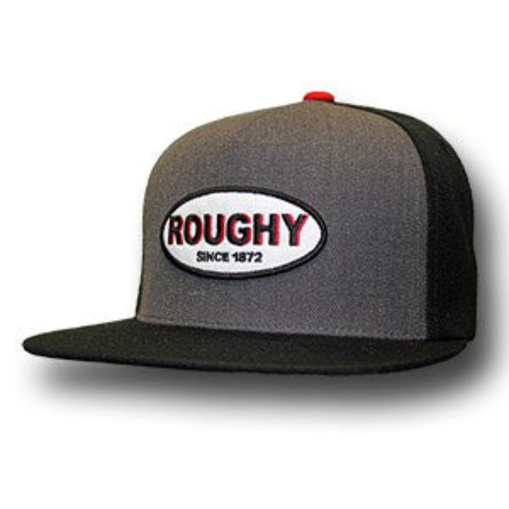 Hooey Grey and Black Roughy Patch Cap