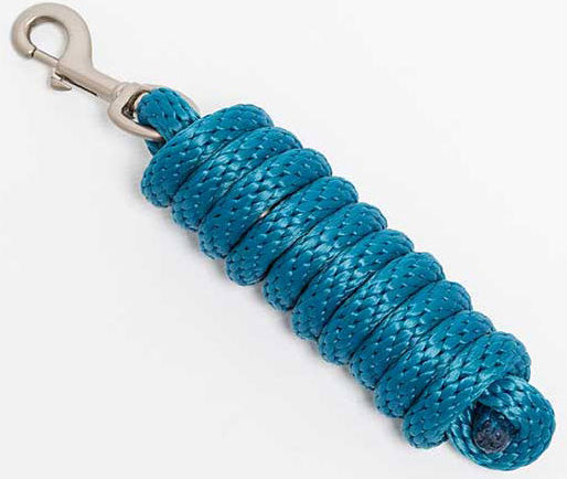 Basic Lead Rope – Matte Nickel Bolt Snap - Dark Turquoise