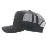 Hooey Youth High Profile Black Cap-Black Hooey O Patch