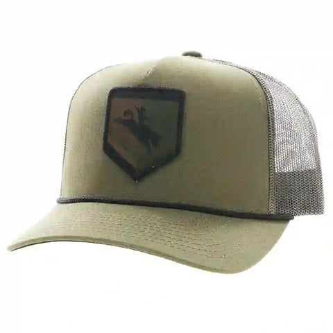 Hooey High Profile Olive Cap-Rough Stock Patch