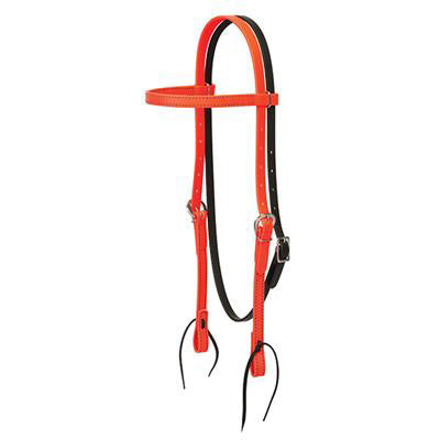 Weaver Leather Orange Trail Gear Browband Headstall 