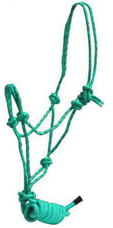 Knot Pony Halter - Teal