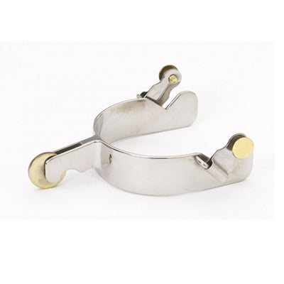 Stainless Steel Western Long Round Rowel Spurs