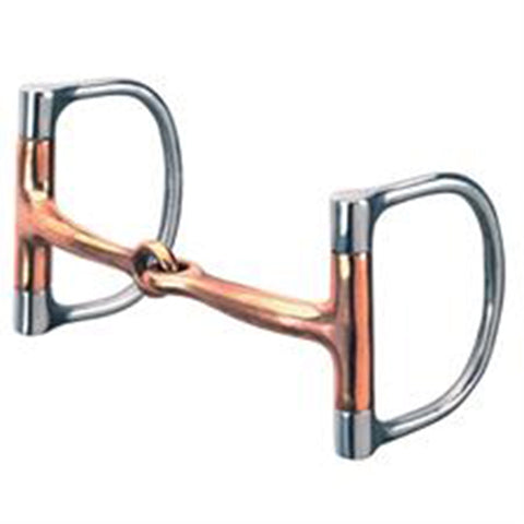 Weaver Copper D-Ring Snaffle Bit