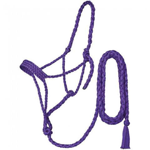 J T International Mule Tape Purple Rope Halter