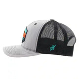 Hooey Grey & Black Punchy Cap