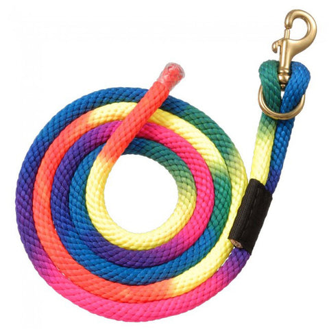 J T International Rainbow Lead Rope