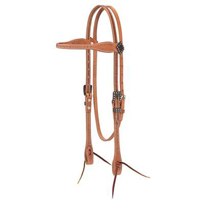 Weaver Leather Russet Rambler Browband Headstall 