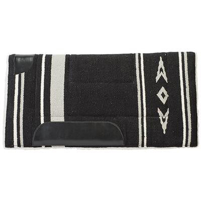 Weaver Leather Black and Grey Fleece Pony Pad