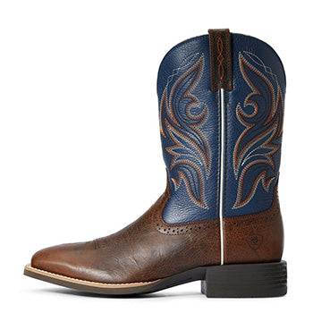 Blue and best sale brown ariat boots