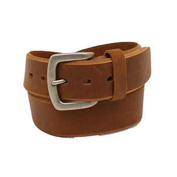 Ariat Men's Brown Beveled Edge Embroidered Belt