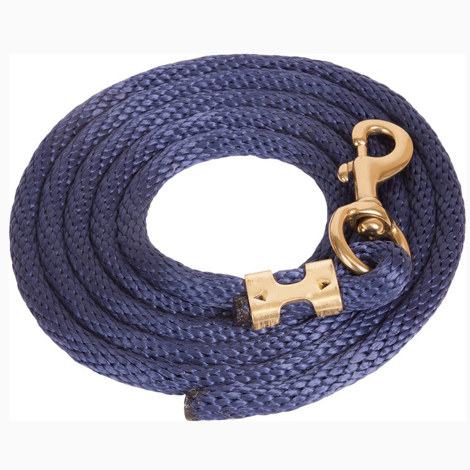 Mustang Navy 9' Poly Lead Rope