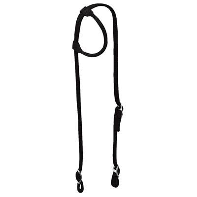 Weaver Leather Black Nylon Sliding Ear Headstall 