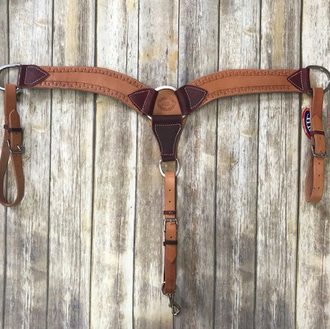 HR Natural Running W 3 3/4" Breast Collar