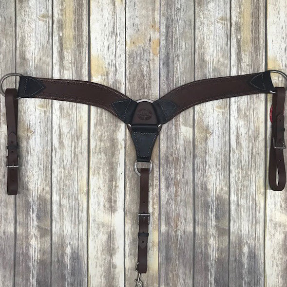 HR Oiled Running W 3 3/4" Breast Collar