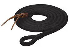 Pima Cotton Lead, 5/8" x 10'  - Black