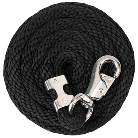 Weaver Black Poly Bull Snap Lead