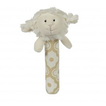 Lillie Lamb Stick Rattle