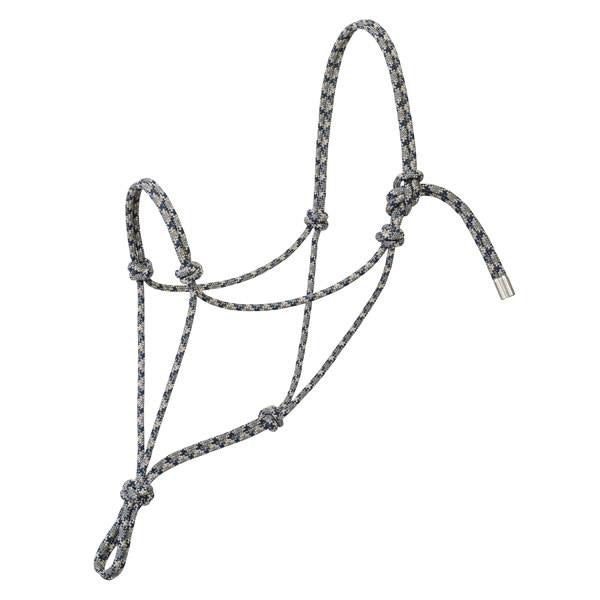 Weaver Leather Grey, Silver, Navy Average Silvertip Halter