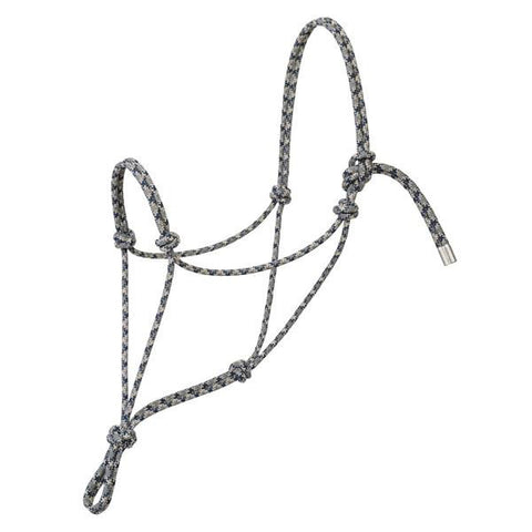 Weaver Leather Grey, Silver, Navy Average Silvertip Halter
