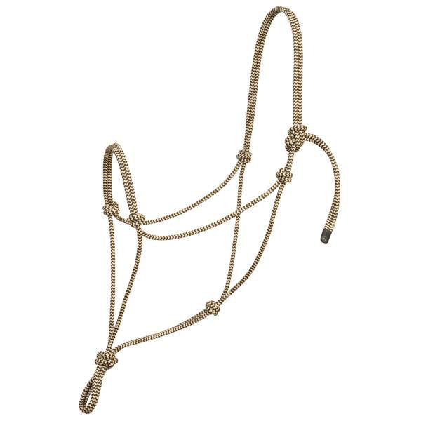 Weaver Leather Tan and Black Big Sky Rope Halter